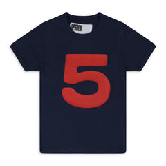 Blue '5' Baby T-Shirt