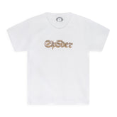White White Script Baby T-Shirt
