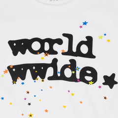 White Worldwide Baby T-Shirt
