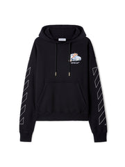 OFF WHITE Fresco Arrow Skate Hoodie Mens Apparel