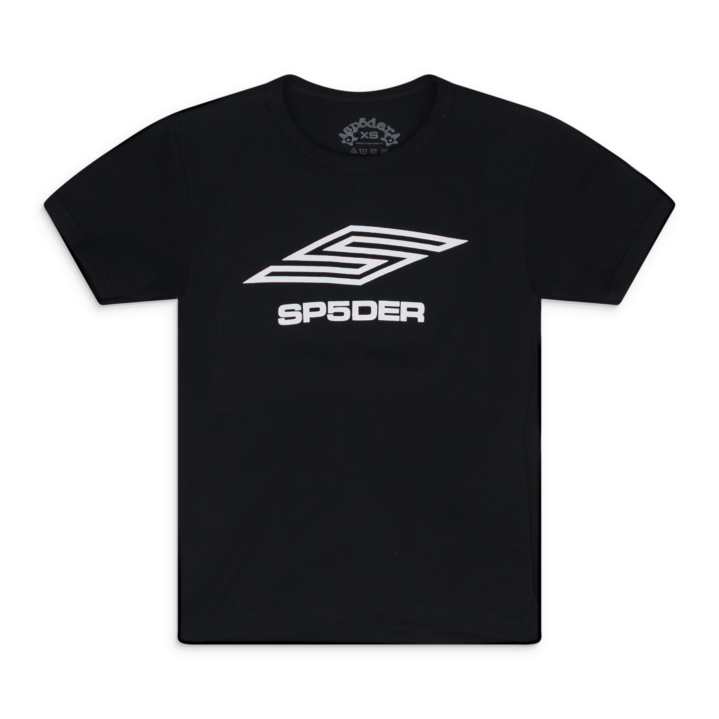 Black Sp5der Pro Baby Tee Pro Black
