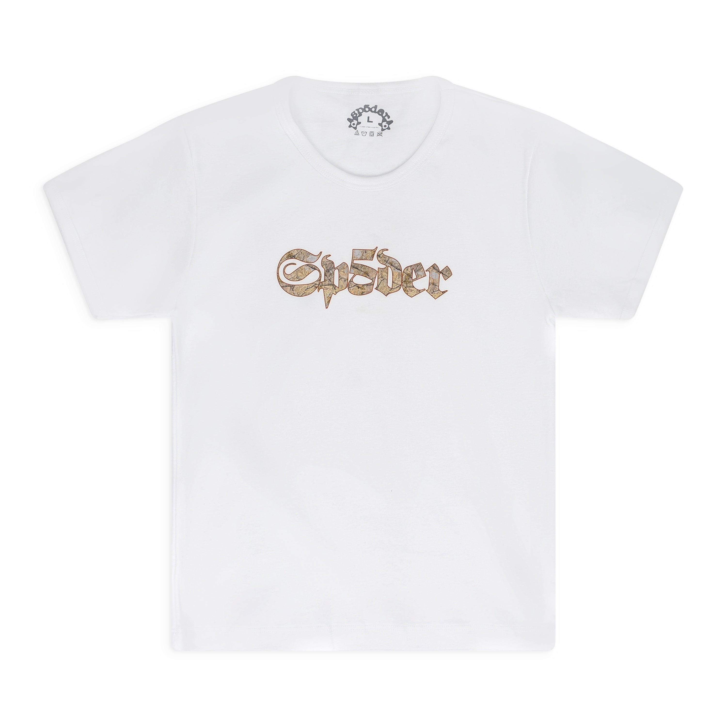 White White Script Baby T-Shirt