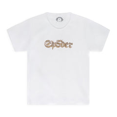 White White Script Baby T-Shirt