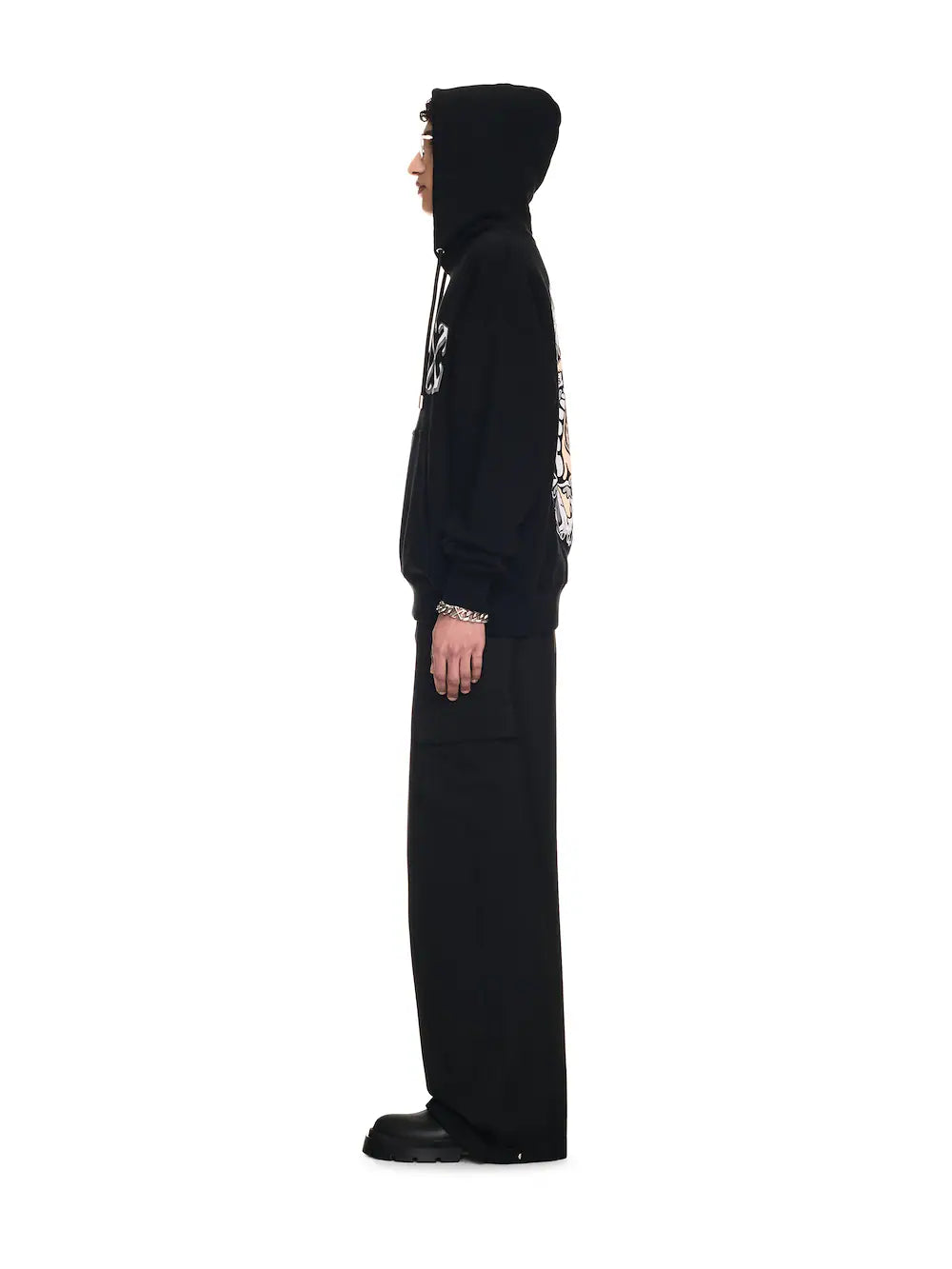 Off-White Black Vanish Arrow Over Hoodie Men’s Apparel