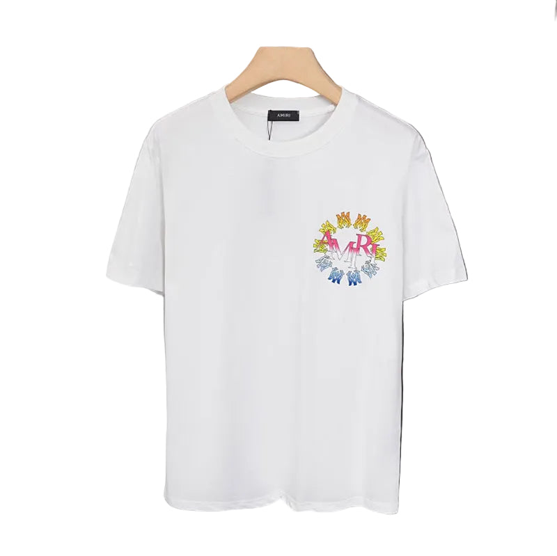 AMIRl Colorful Alphabet Print T-Shirts