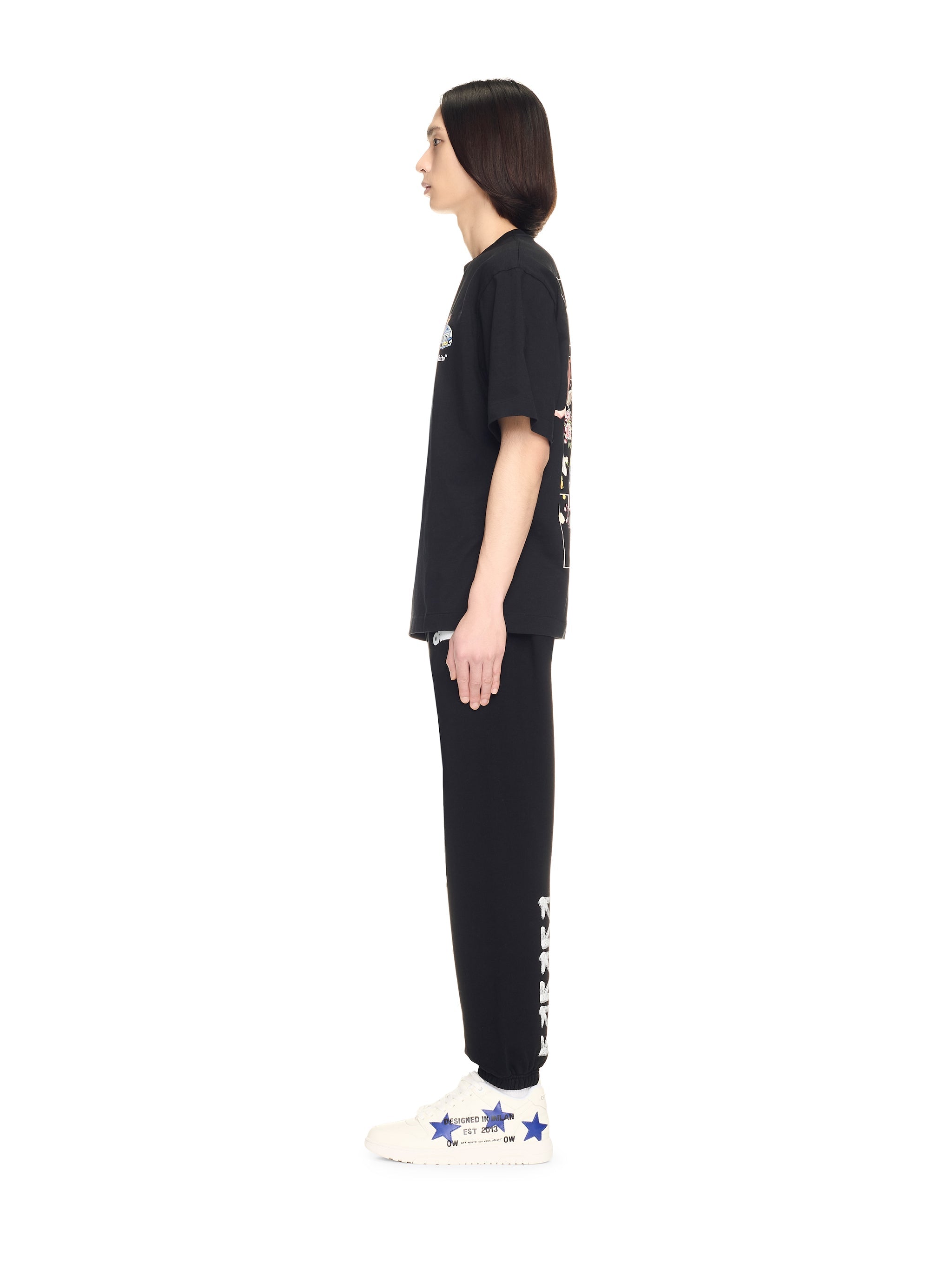 OFF WHITE Fresco Arrow Skate S/s Tee Mens Apparel
