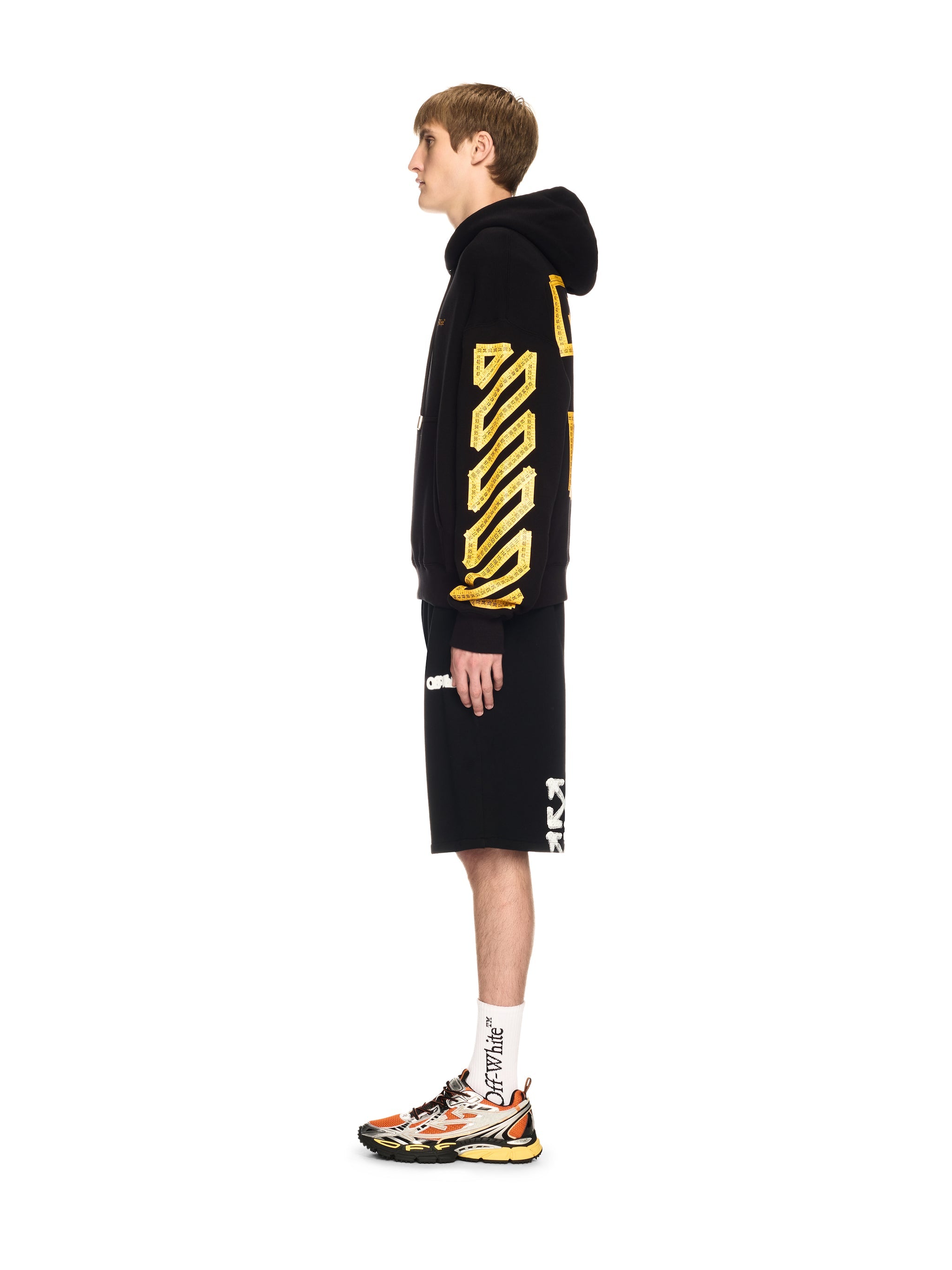 OFF WHITE Tape Arrow Skate Hoodie Mens Apparel